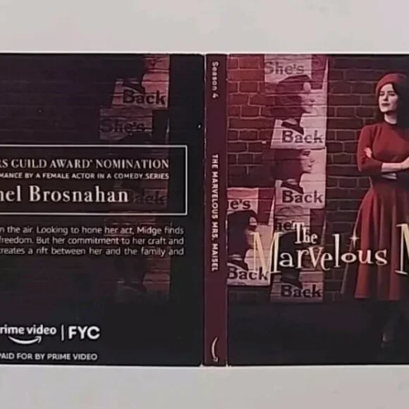 The Marvelous Mrs. Maisel Season Four DVD Three Disc Set - Picture 3 of 6